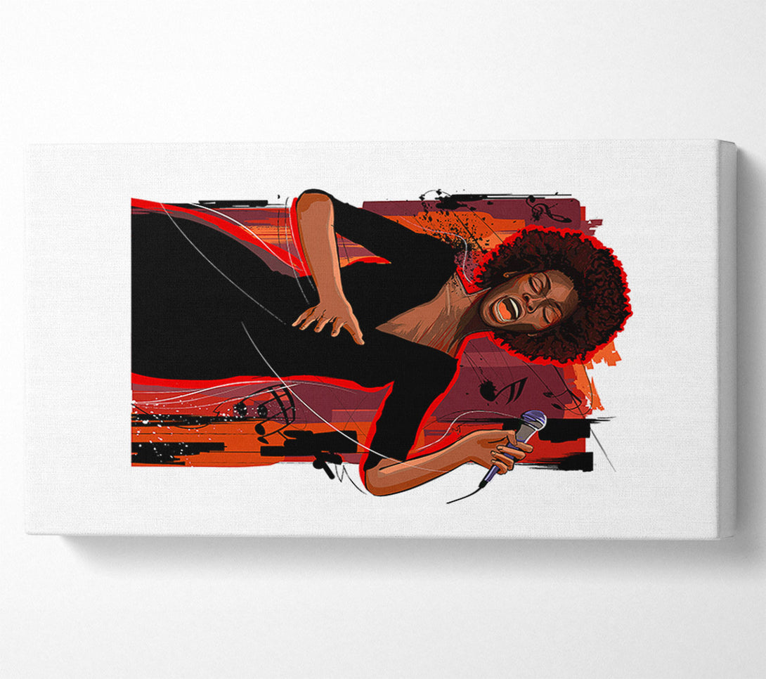  A Canvas Print of Soul Singer Canvas Wall Art