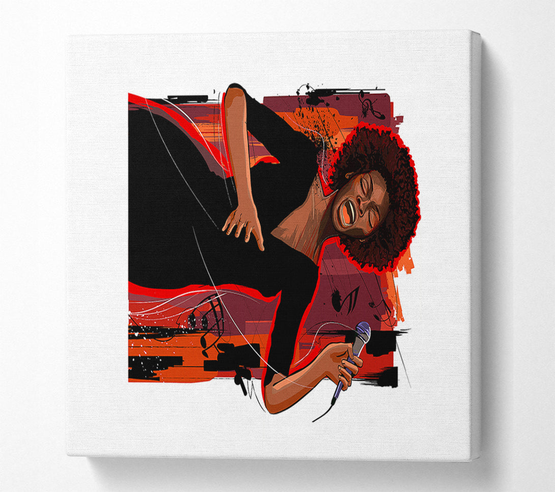  A Canvas Print of Soul Singer Canvas Wall Art