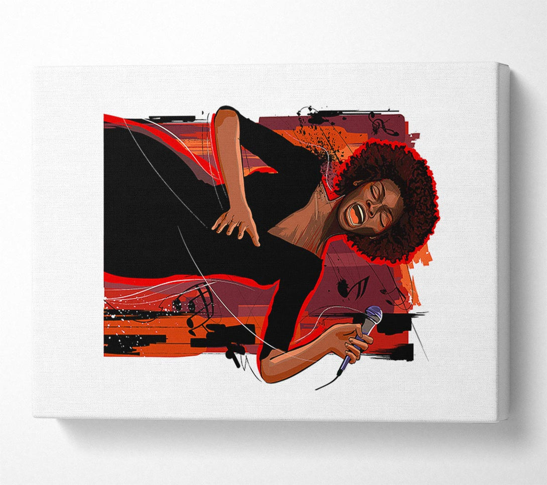  A Canvas Print of Soul Singer Canvas Wall Art