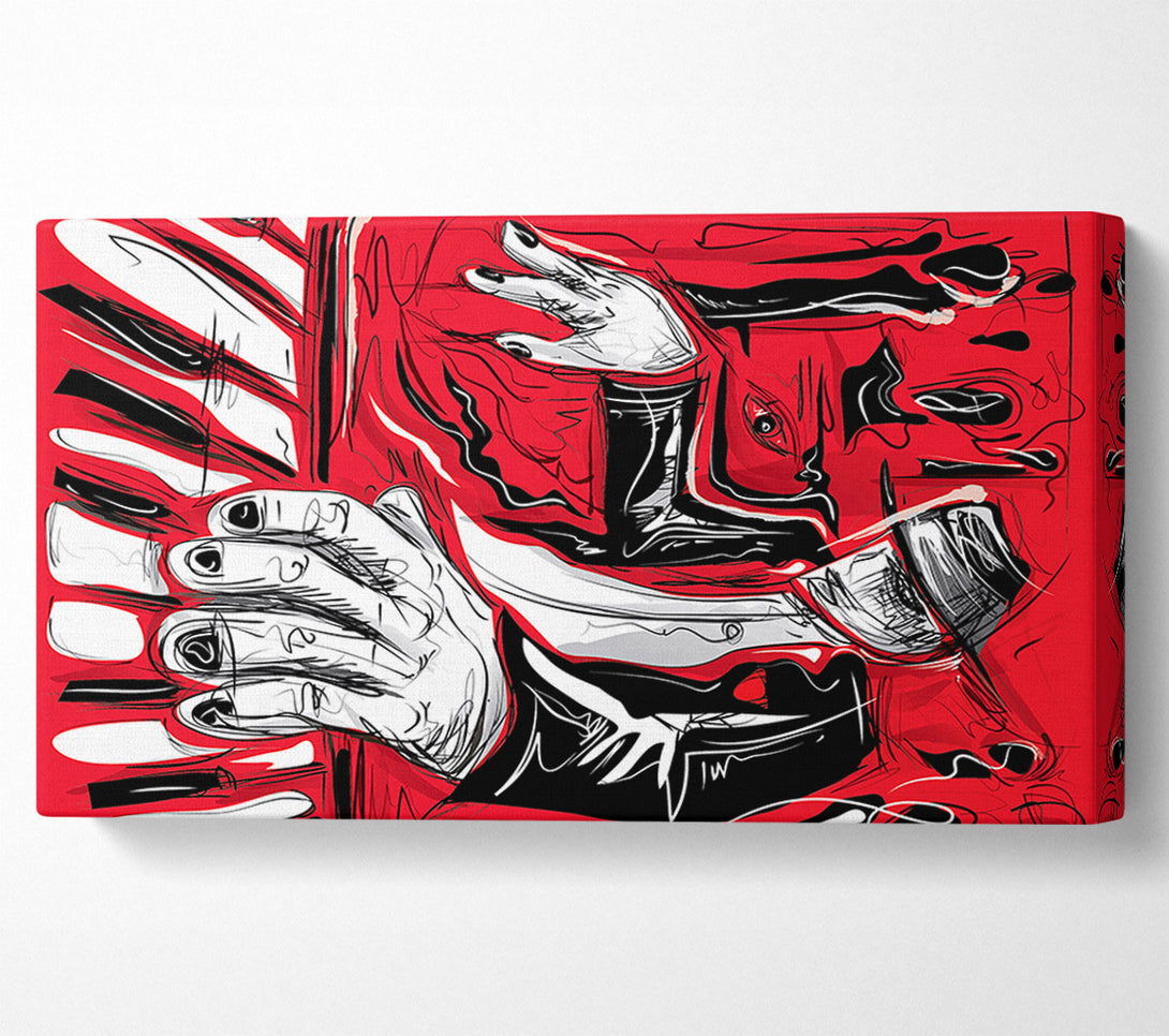  A Canvas Print of Piano Player Canvas Print