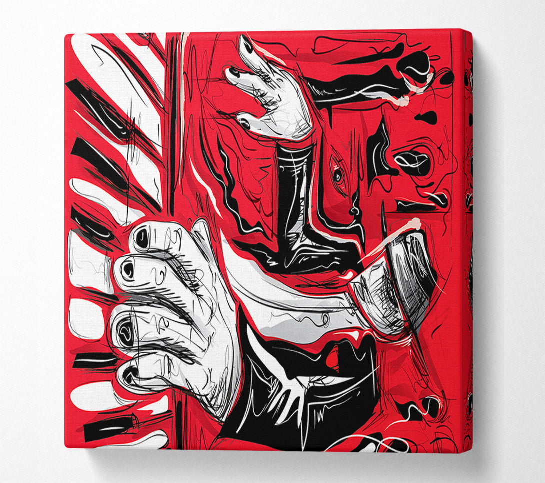 A Canvas Print of Piano Player Canvas Print