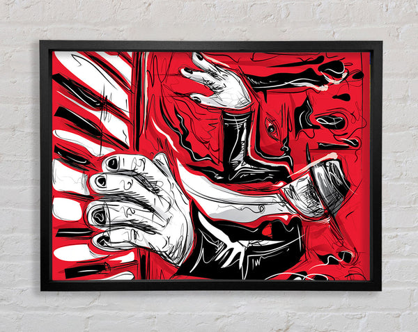 Piano Player Framed Print