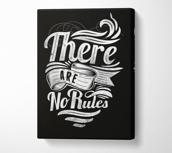  A Canvas Print of There Are No Rules Canvas Art