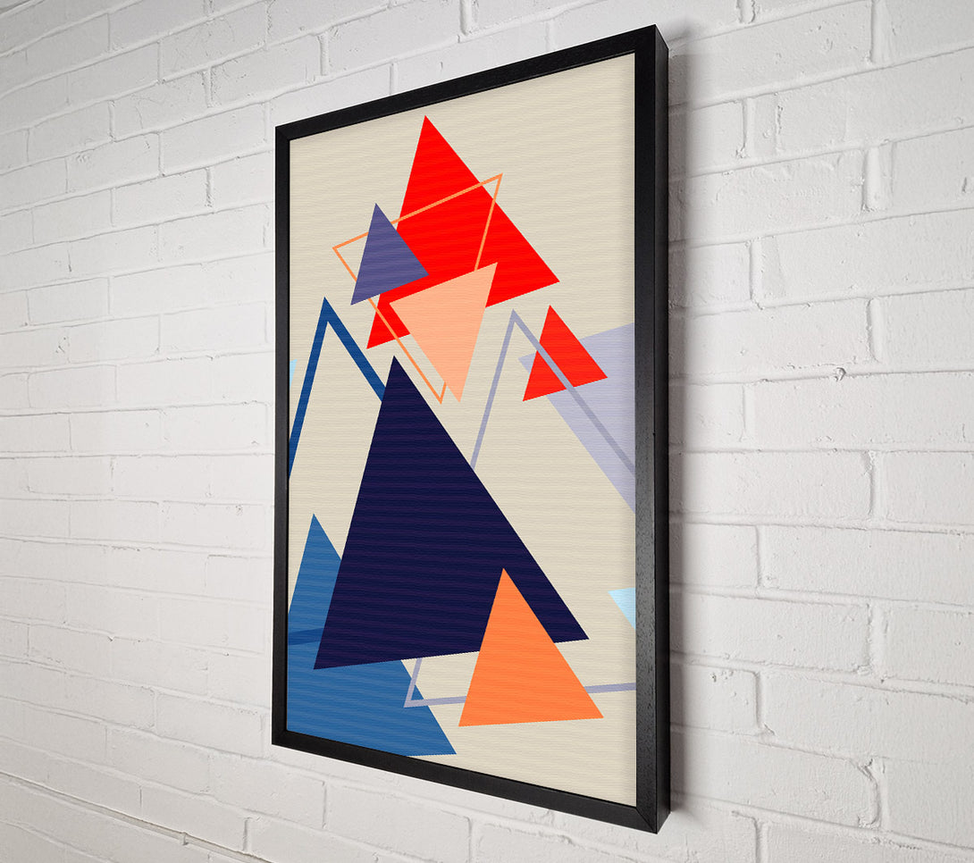  A Canvas Print of Triangle Clash Canvas Print