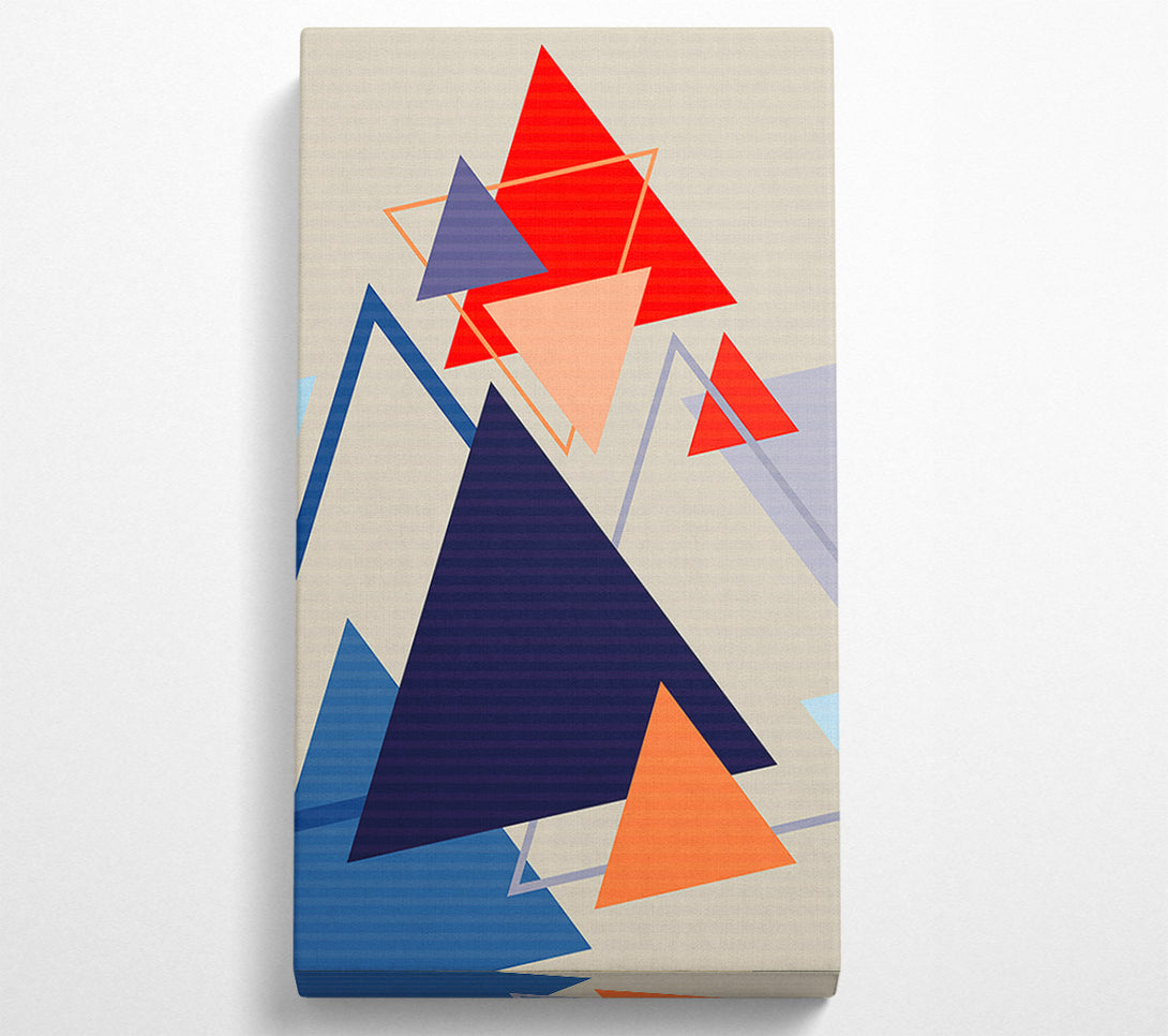  A Canvas Print of Triangle Clash Canvas Print
