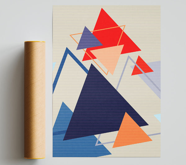 Triangle Clash Print