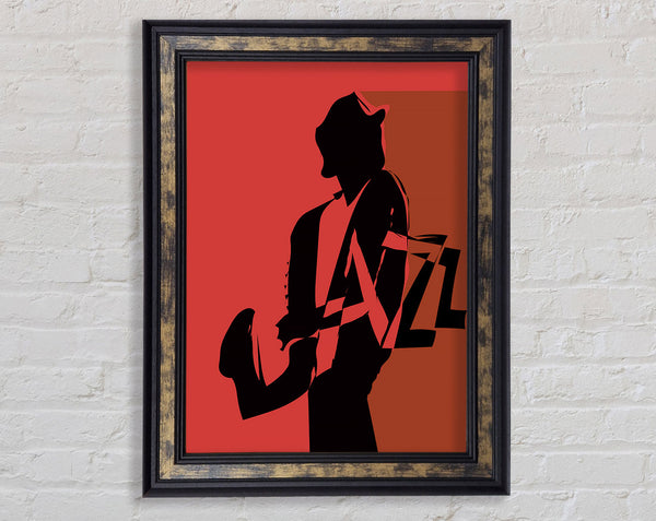 Jazz Player Framed Print
