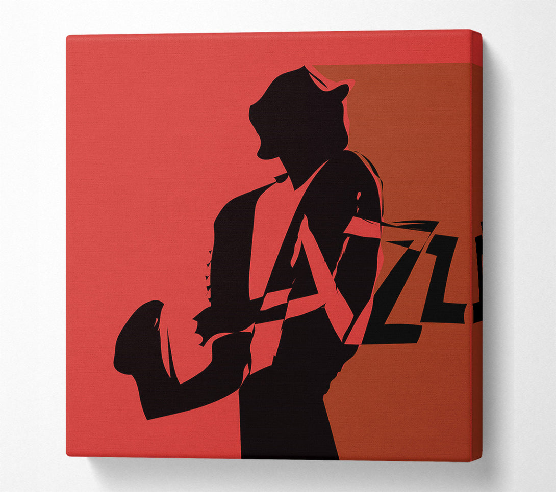  A Canvas Print of Jazz Player Canvas Print