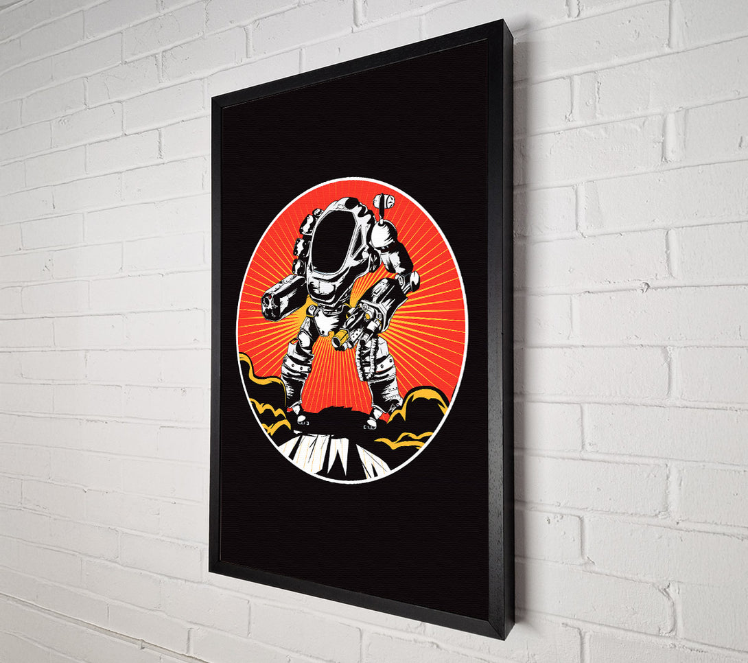  A Canvas Print of Robot Sun Canvas Wall Art