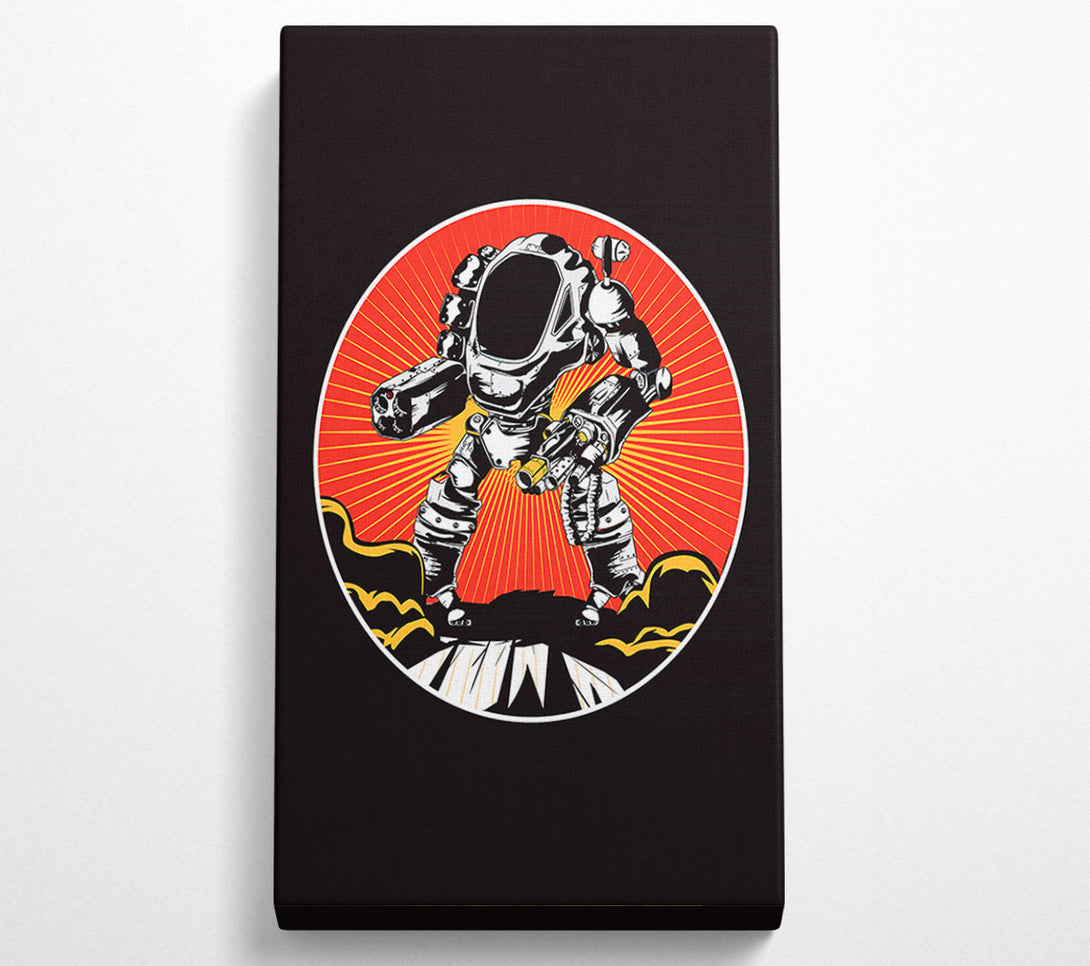  A Canvas Print of Robot Sun Canvas Wall Art