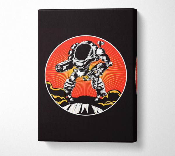  A Canvas Print of Robot Sun Canvas Wall Art