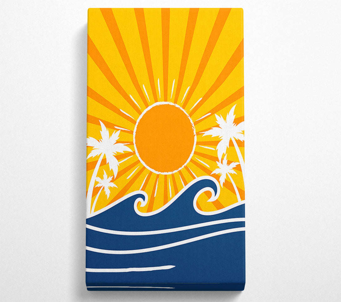  A Canvas Print of California Canvas Wall Art