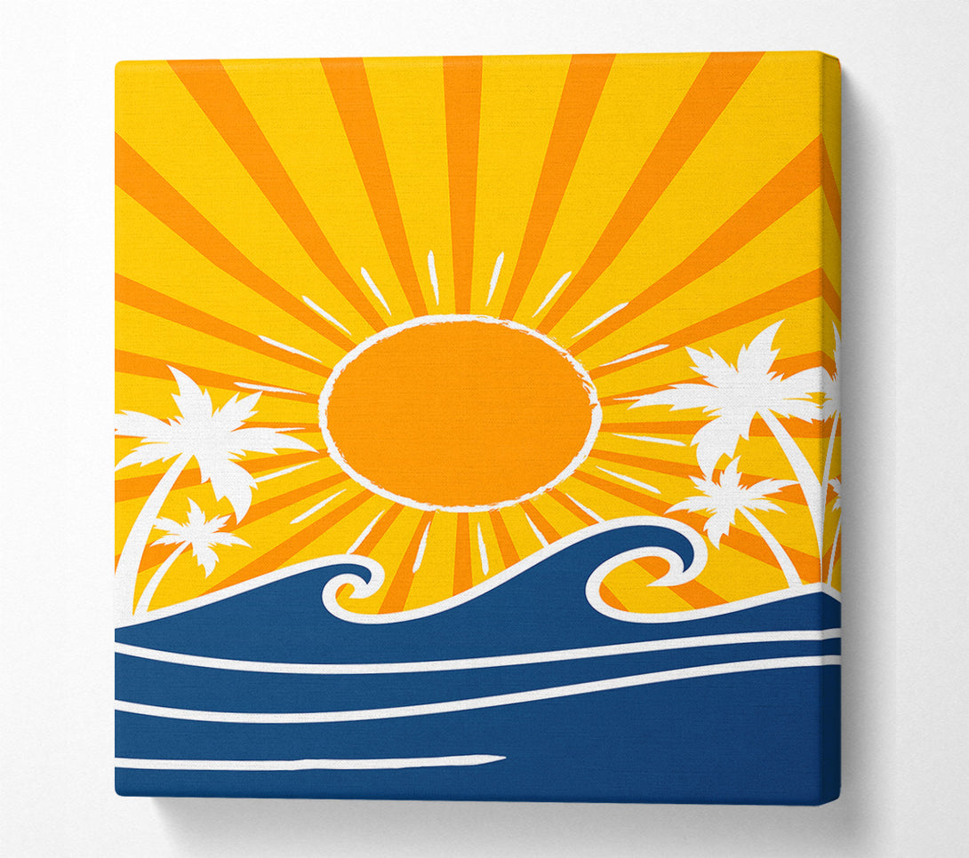  A Canvas Print of California Canvas Wall Art