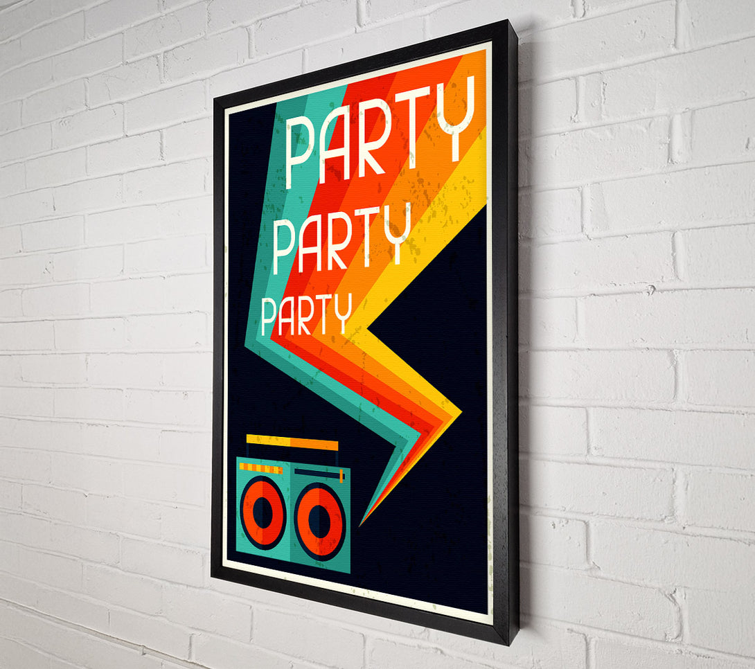  A Canvas Print of Party Party Party Canvas Art
