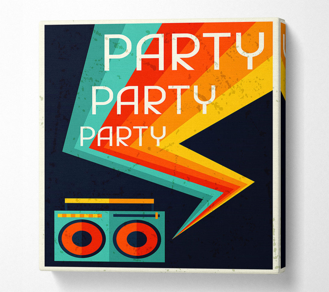  A Canvas Print of Party Party Party Canvas Art
