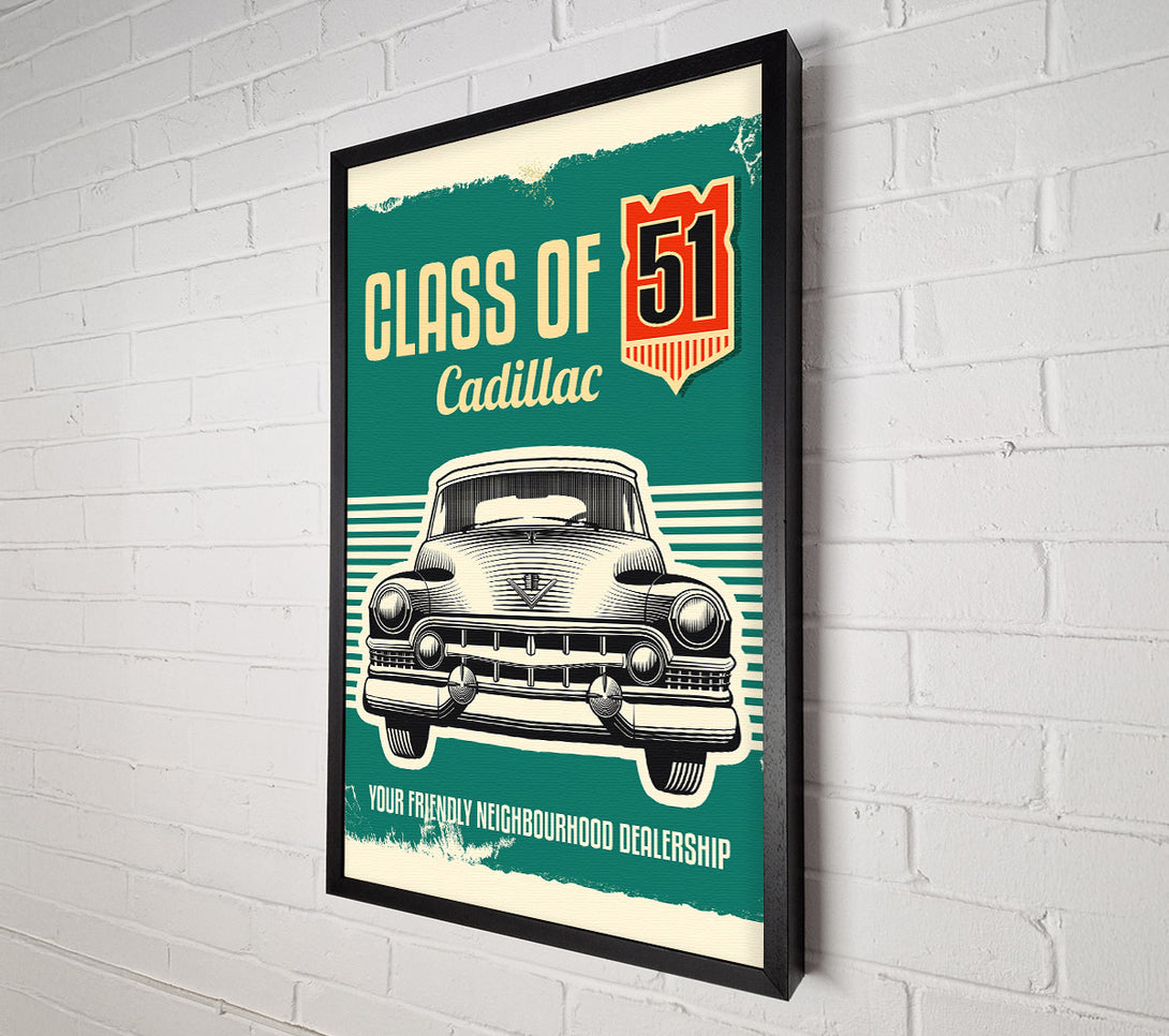  A Canvas Print of Classic Cadillac Canvas Art