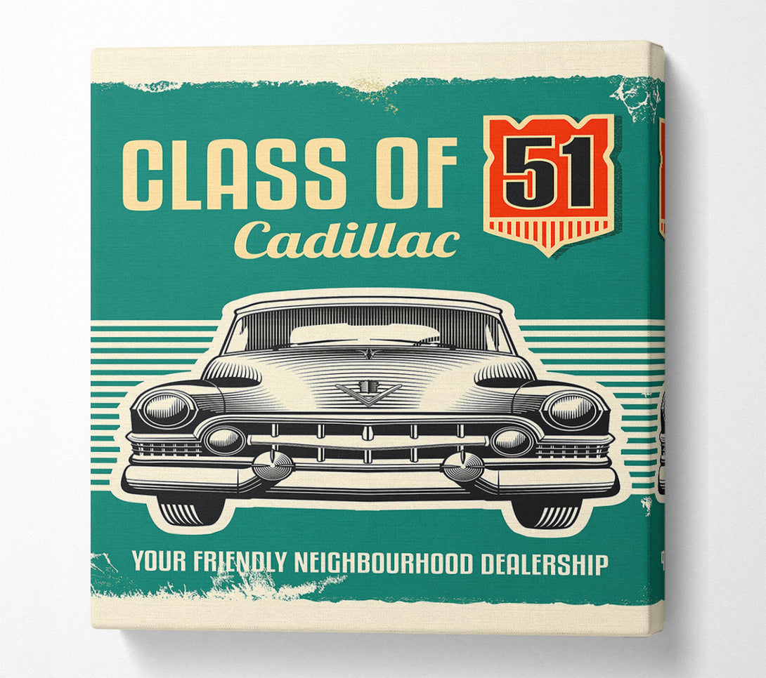 A Canvas Print of Classic Cadillac Canvas Art
