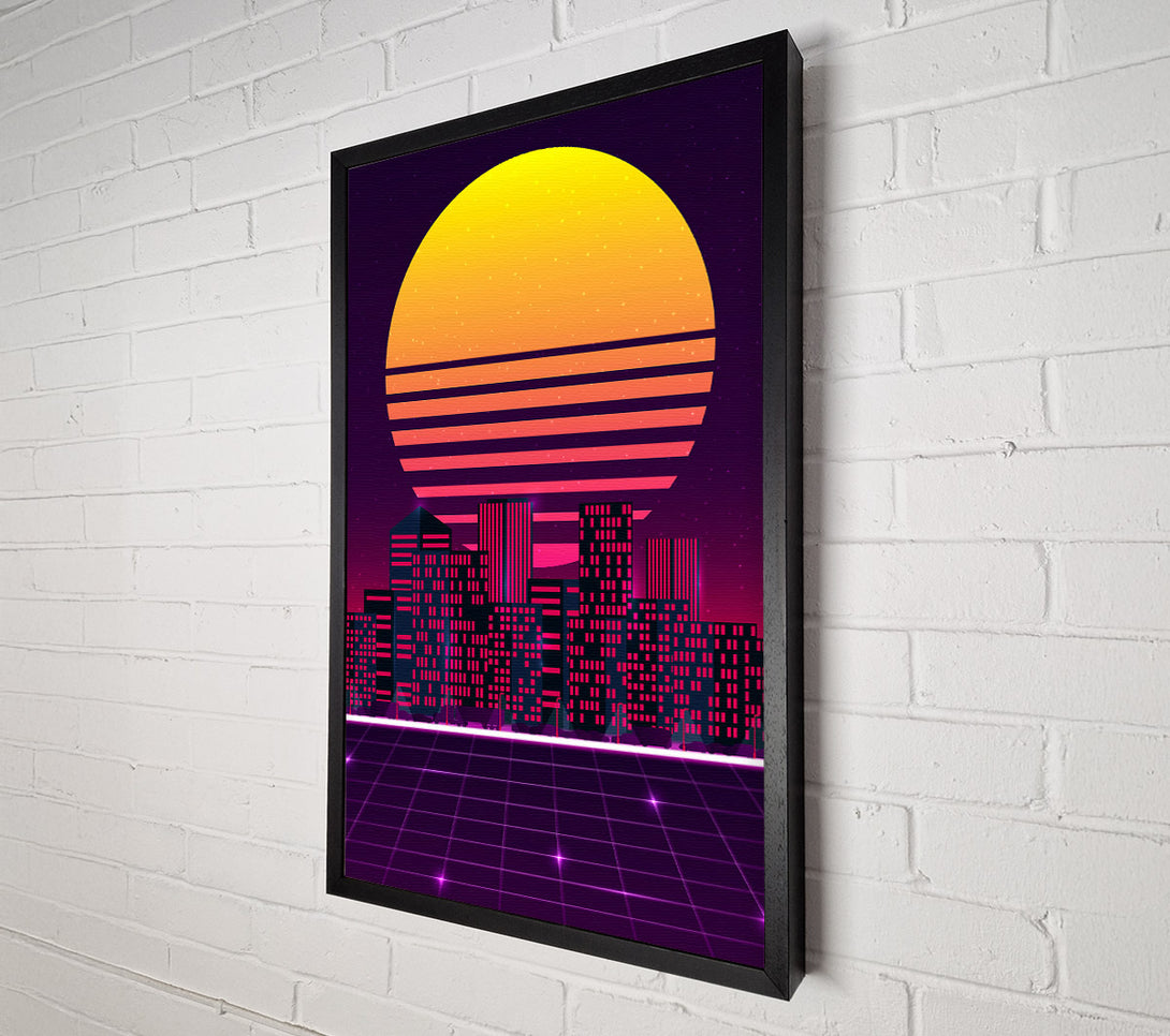  A Canvas Print of City Sun Canvas Art