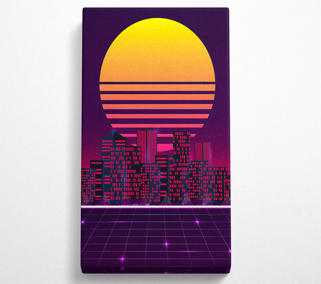  A Canvas Print of City Sun Canvas Art