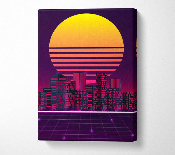  A Canvas Print of City Sun Canvas Art
