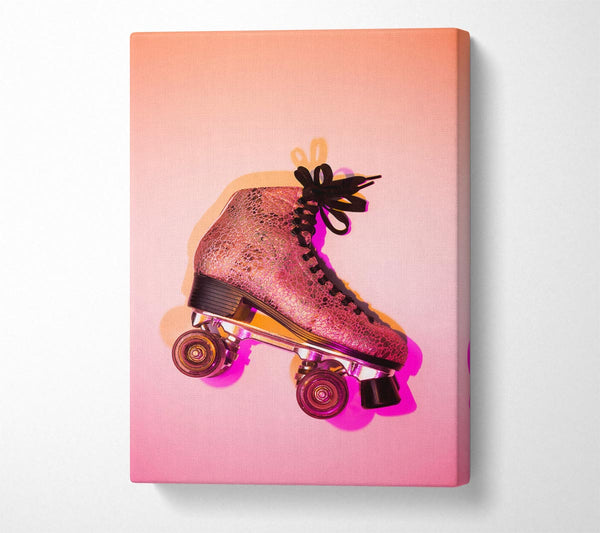  A Canvas Print of Retro Skates Canvas Print