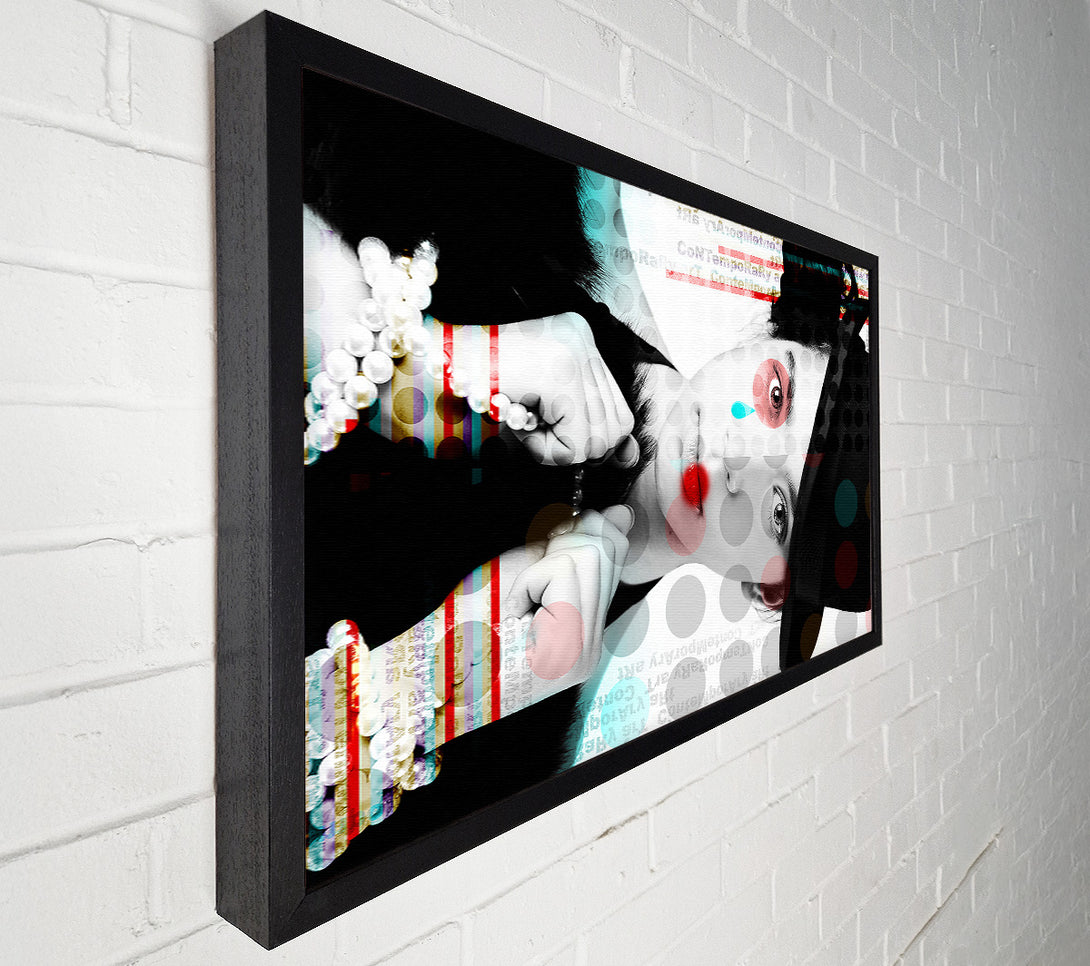  A Canvas Print of Woman Pop Art Canvas Wall Art