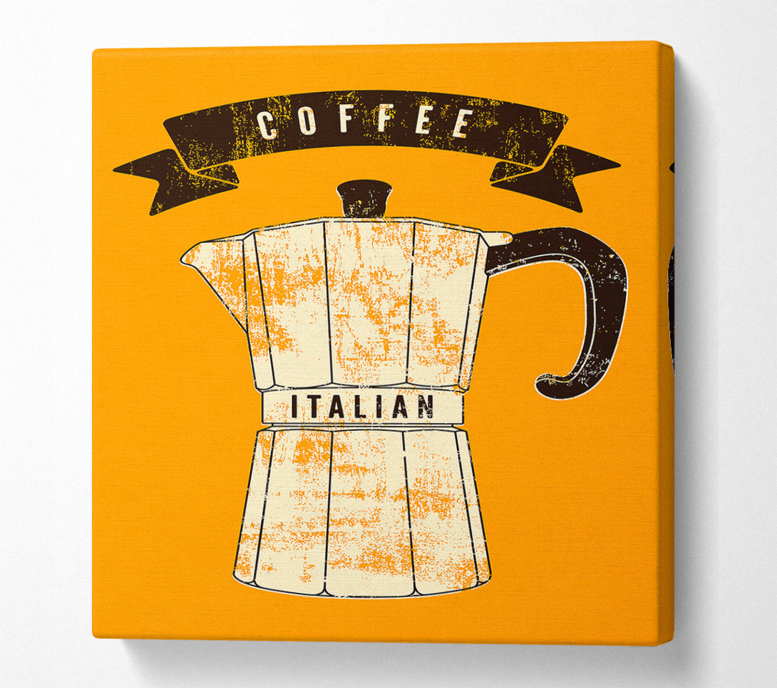  A Canvas Print of Italian Coffee Canvas Wall Art