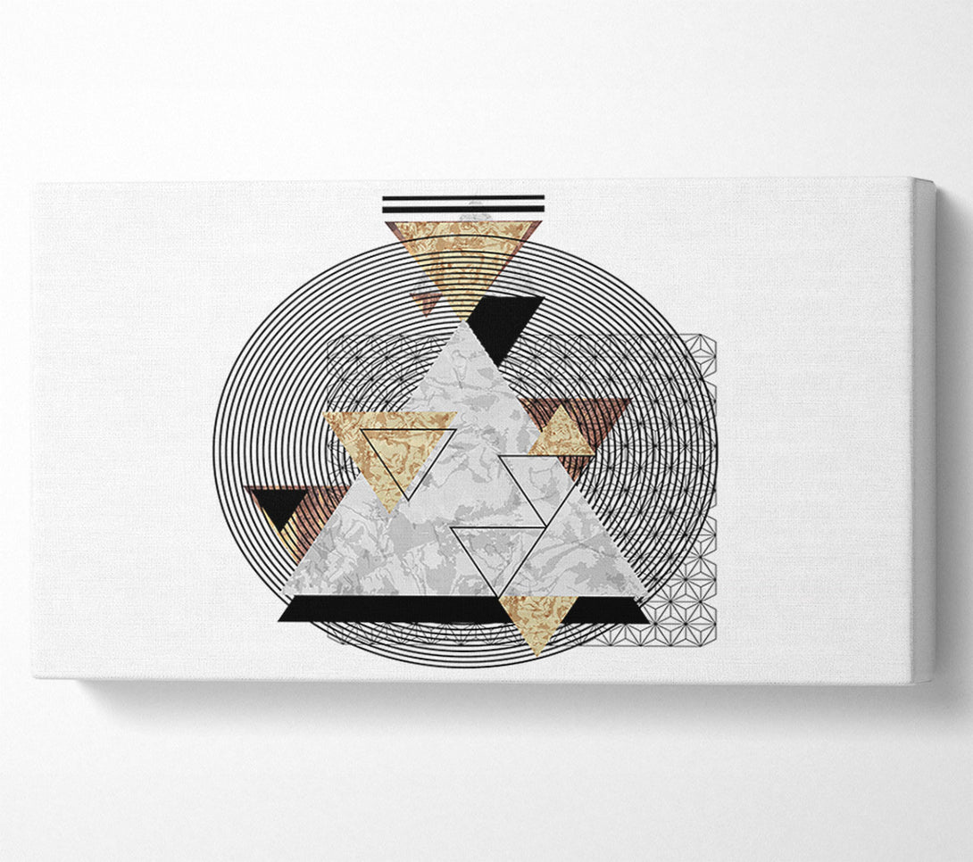  A Canvas Print of Pyramid Stack Canvas Wall Art