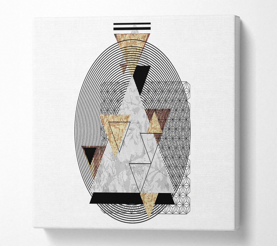  A Canvas Print of Pyramid Stack Canvas Wall Art