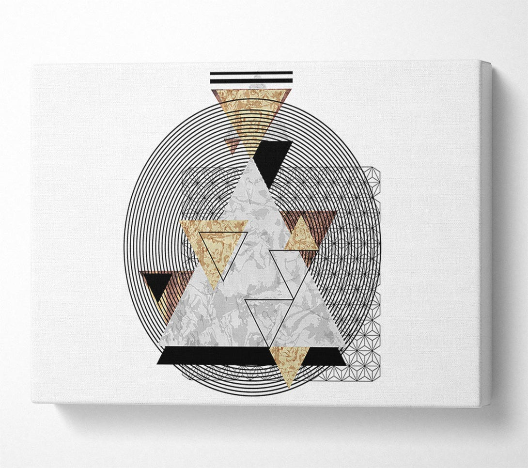  A Canvas Print of Pyramid Stack Canvas Wall Art