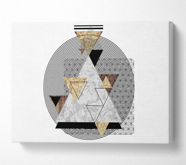  A Canvas Print of Pyramid Stack Canvas Wall Art