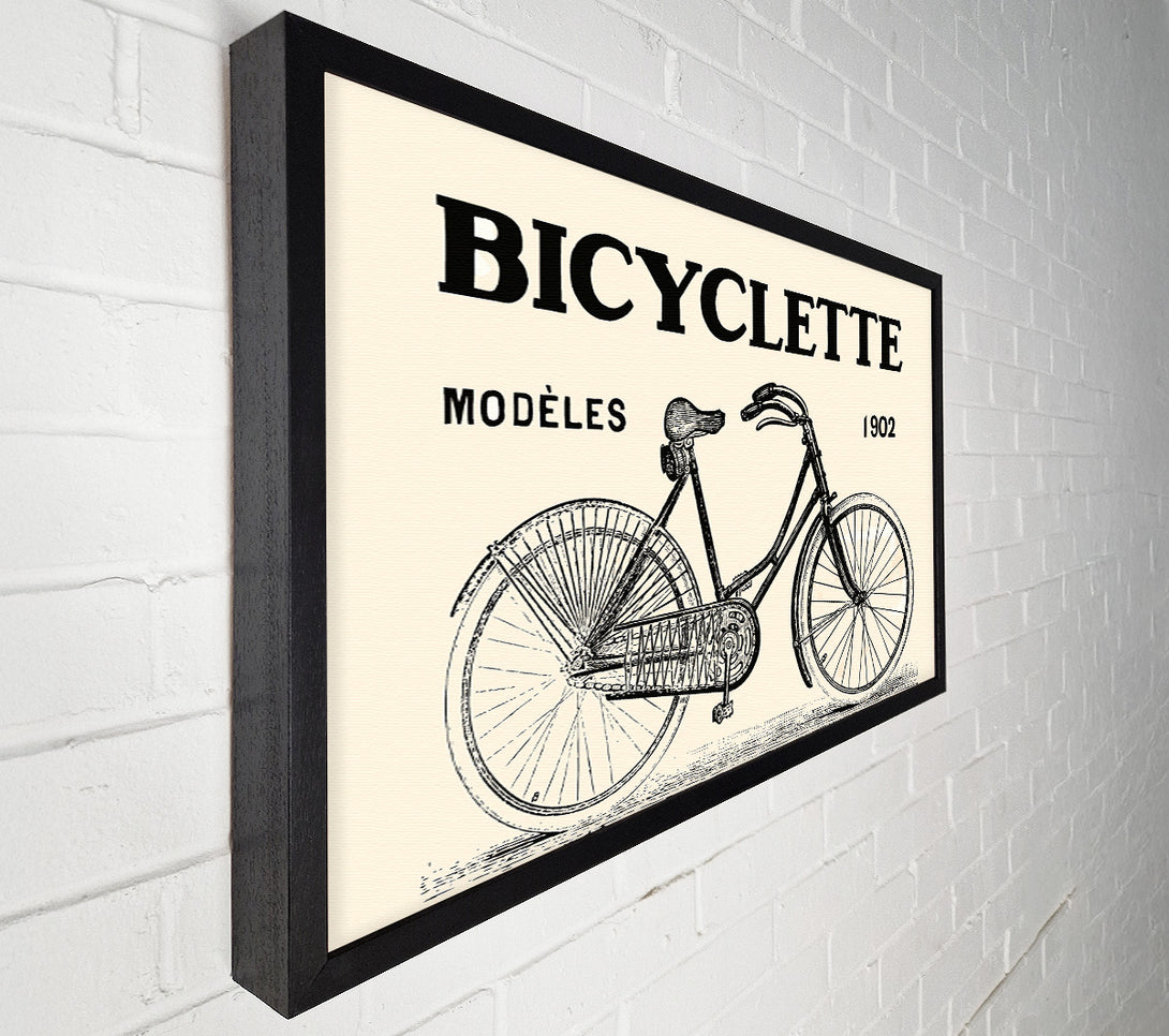  A Canvas Print of French Bicycle Canvas Print