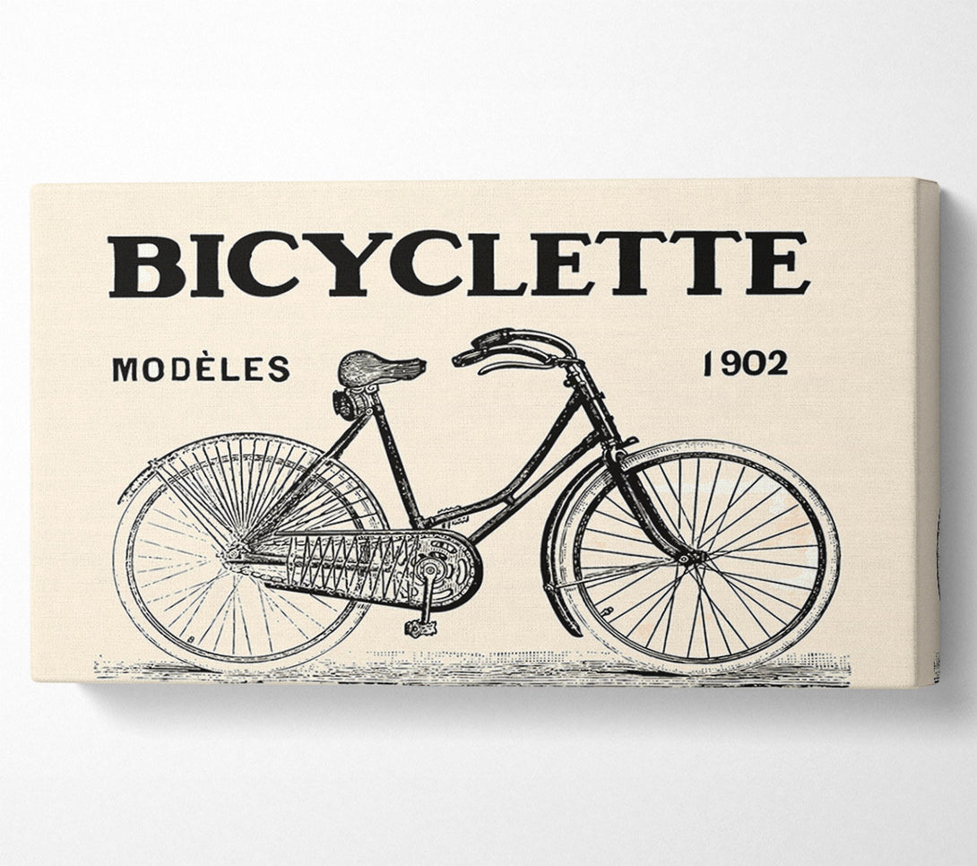  A Canvas Print of French Bicycle Canvas Print