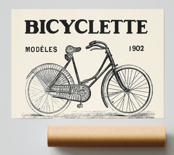 French Bicycle Poster
