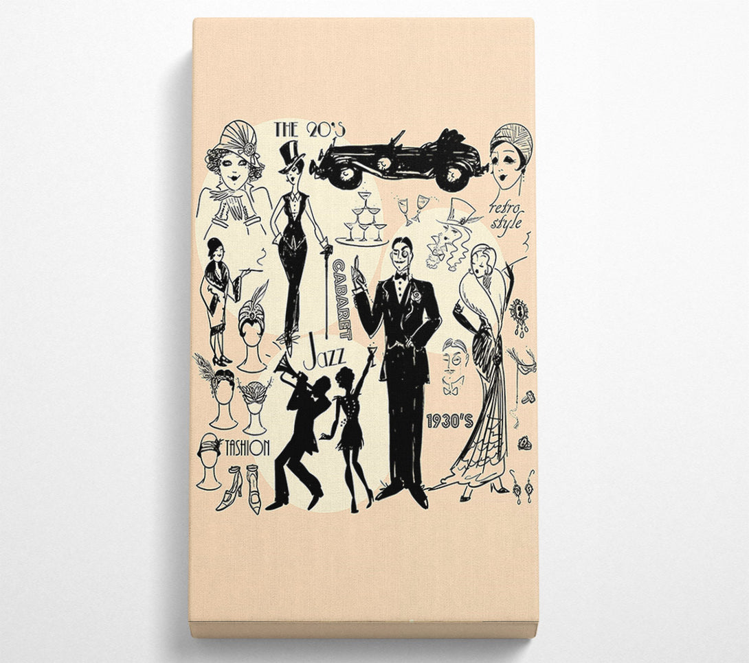 A Canvas Print of The 20's Canvas Wall Art