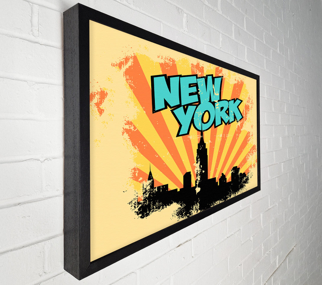  A Canvas Print of New York Son Beams Canvas Wall Art
