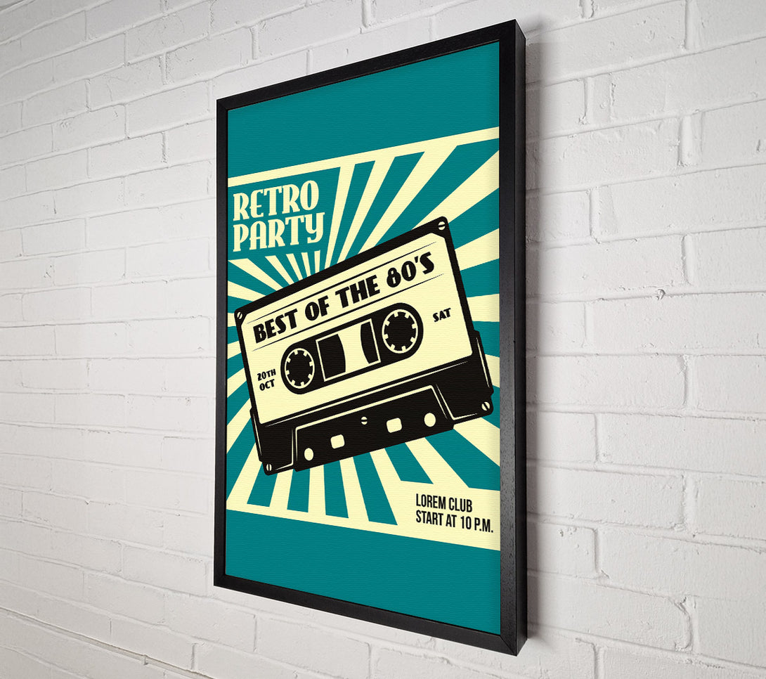  A Canvas Print of Best Of The 80's Canvas Wall Art