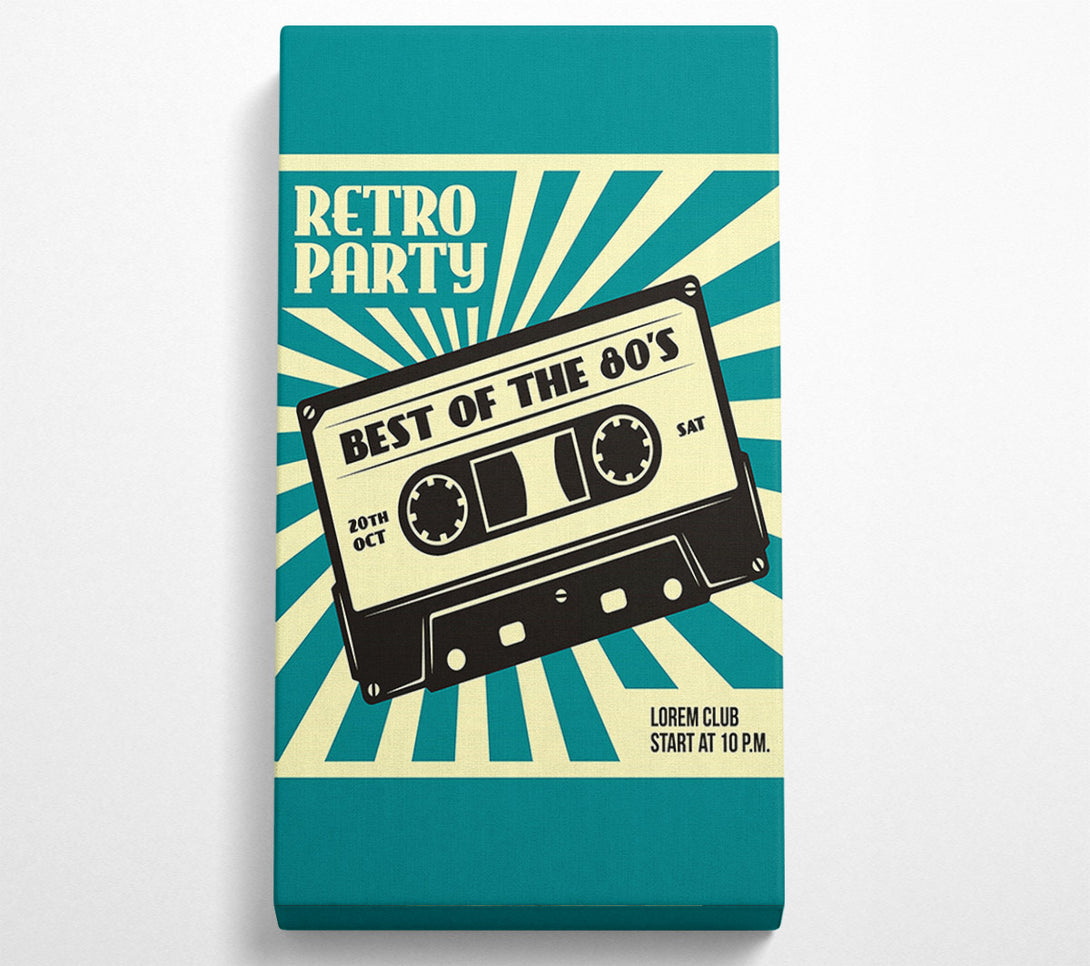  A Canvas Print of Best Of The 80's Canvas Wall Art