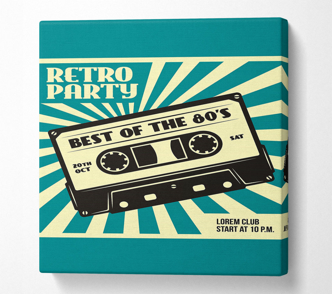  A Canvas Print of Best Of The 80's Canvas Wall Art