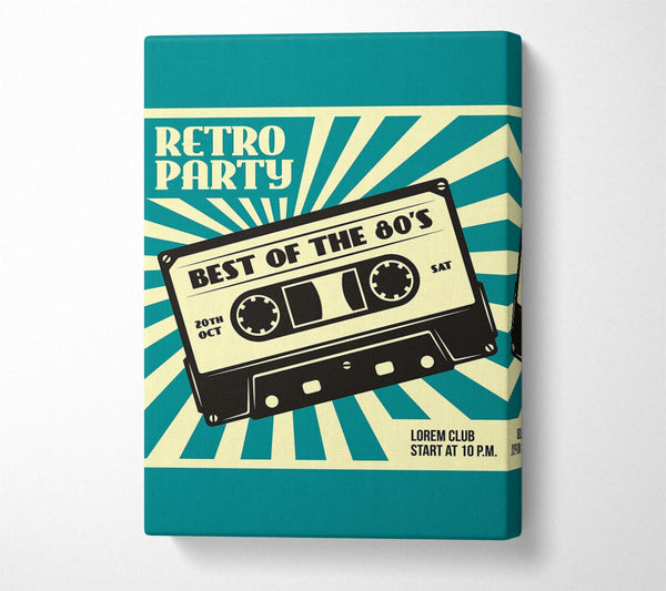  A Canvas Print of Best Of The 80's Canvas Wall Art