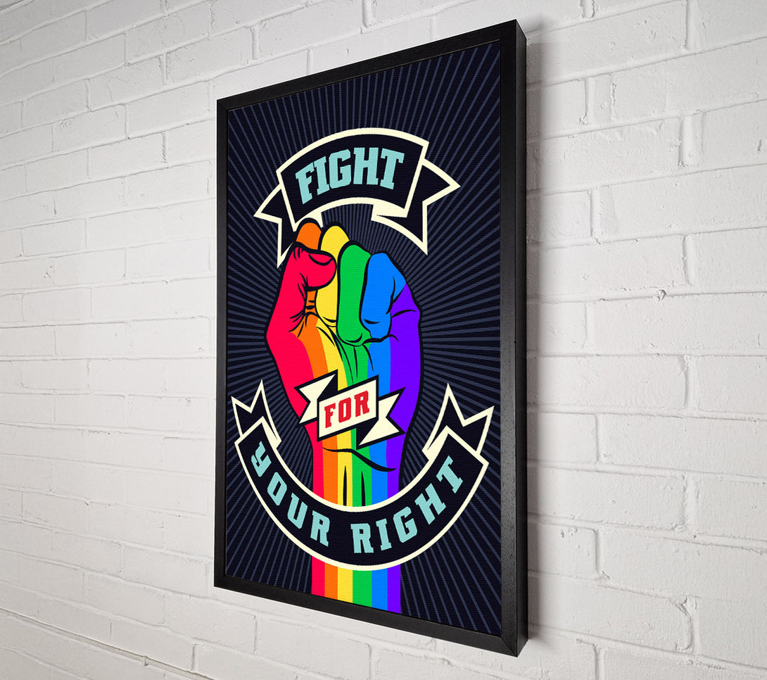  A Canvas Print of Fight For Your Right Canvas Print
