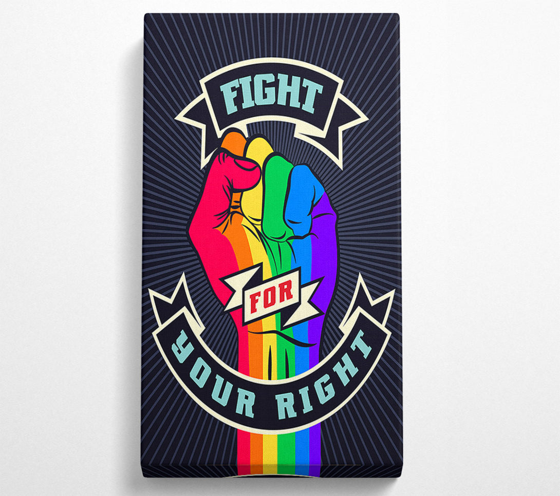 A Canvas Print of Fight For Your Right Canvas Print