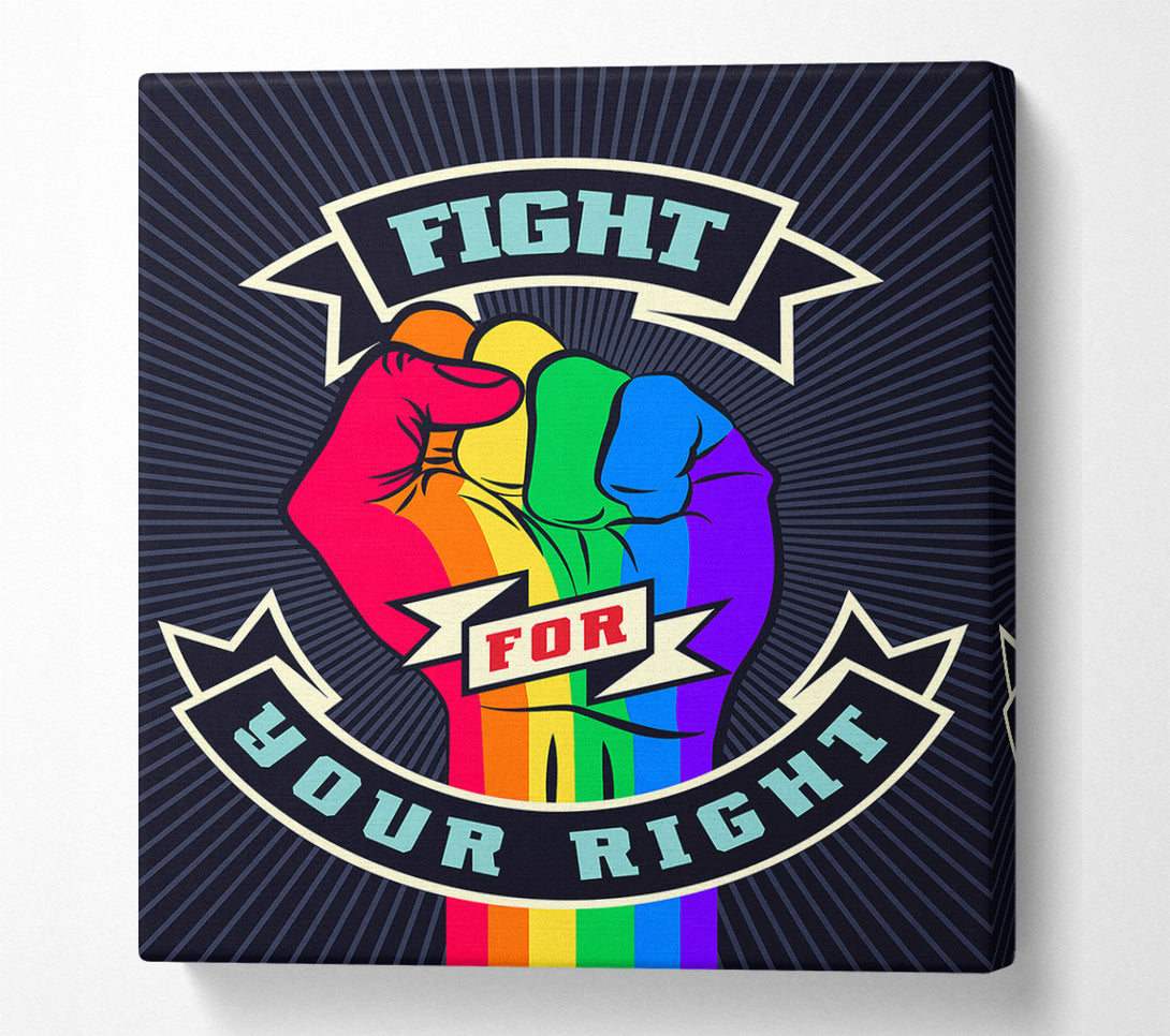  A Canvas Print of Fight For Your Right Canvas Print