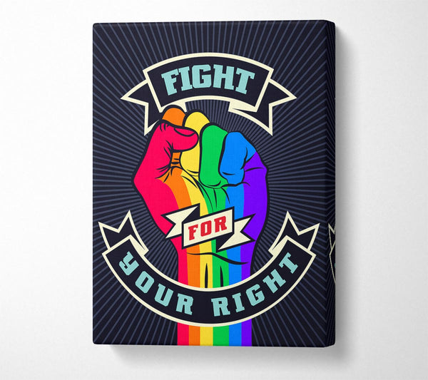  A Canvas Print of Fight For Your Right Canvas Print