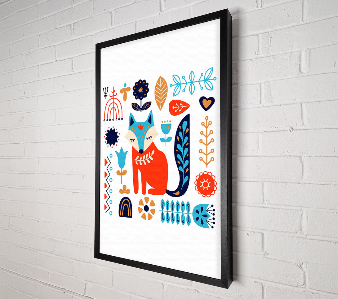  A Canvas Print of Foxy Garden Canvas Print
