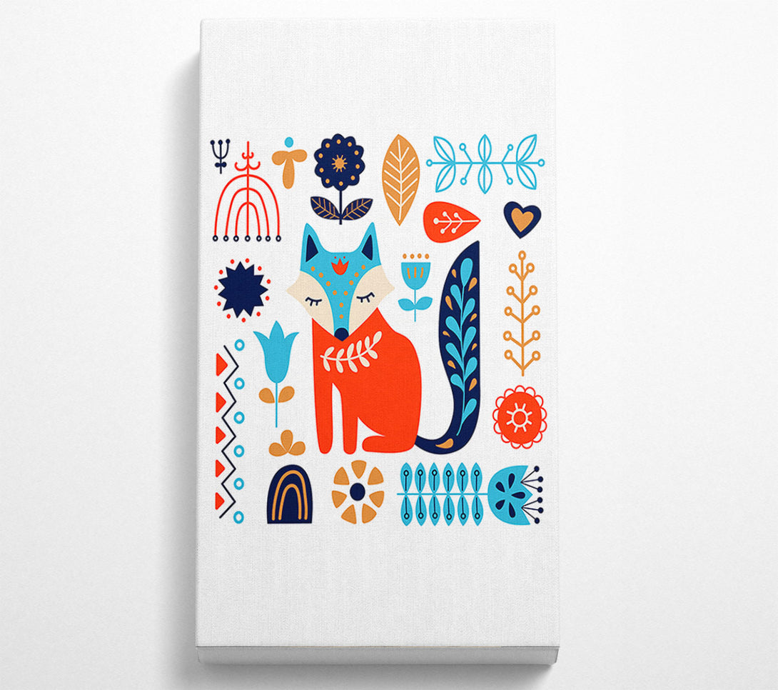  A Canvas Print of Foxy Garden Canvas Print