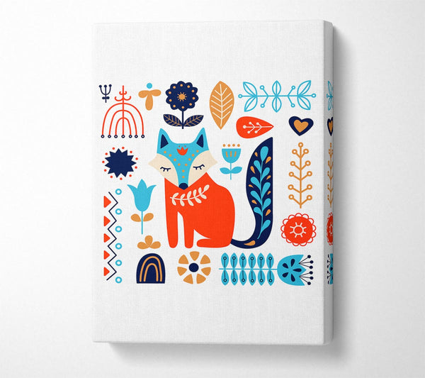  A Canvas Print of Foxy Garden Canvas Print