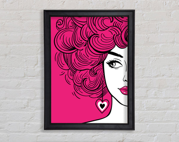 I Believe In Pink Framed Print