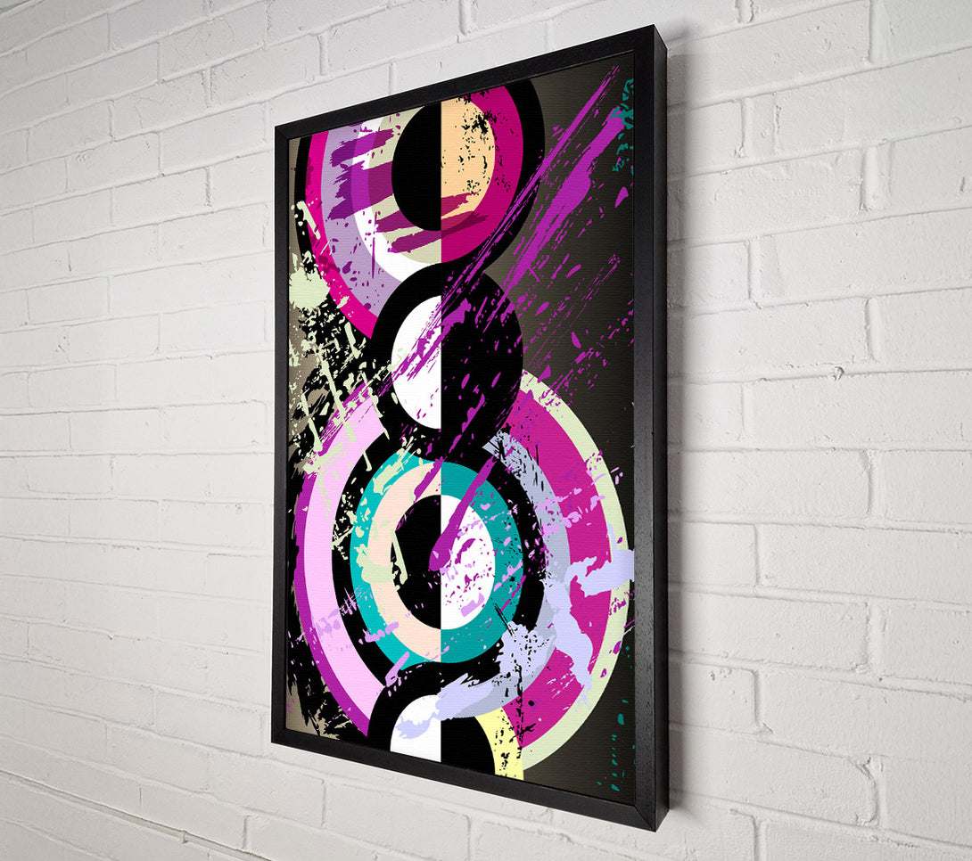  A Canvas Print of Circles Within Circles Canvas Art