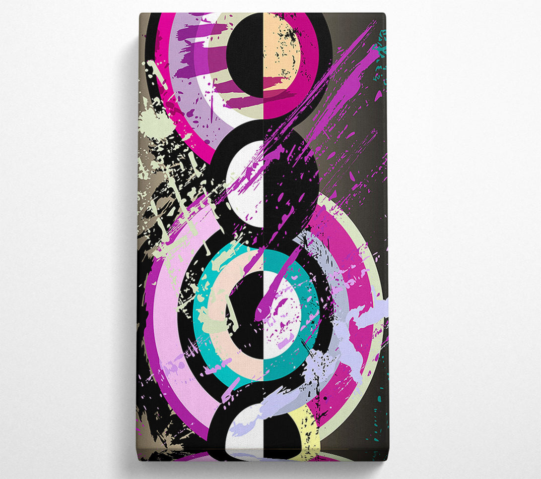  A Canvas Print of Circles Within Circles Canvas Art